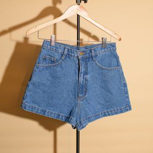 LA Apparel Denim Loose Shorts